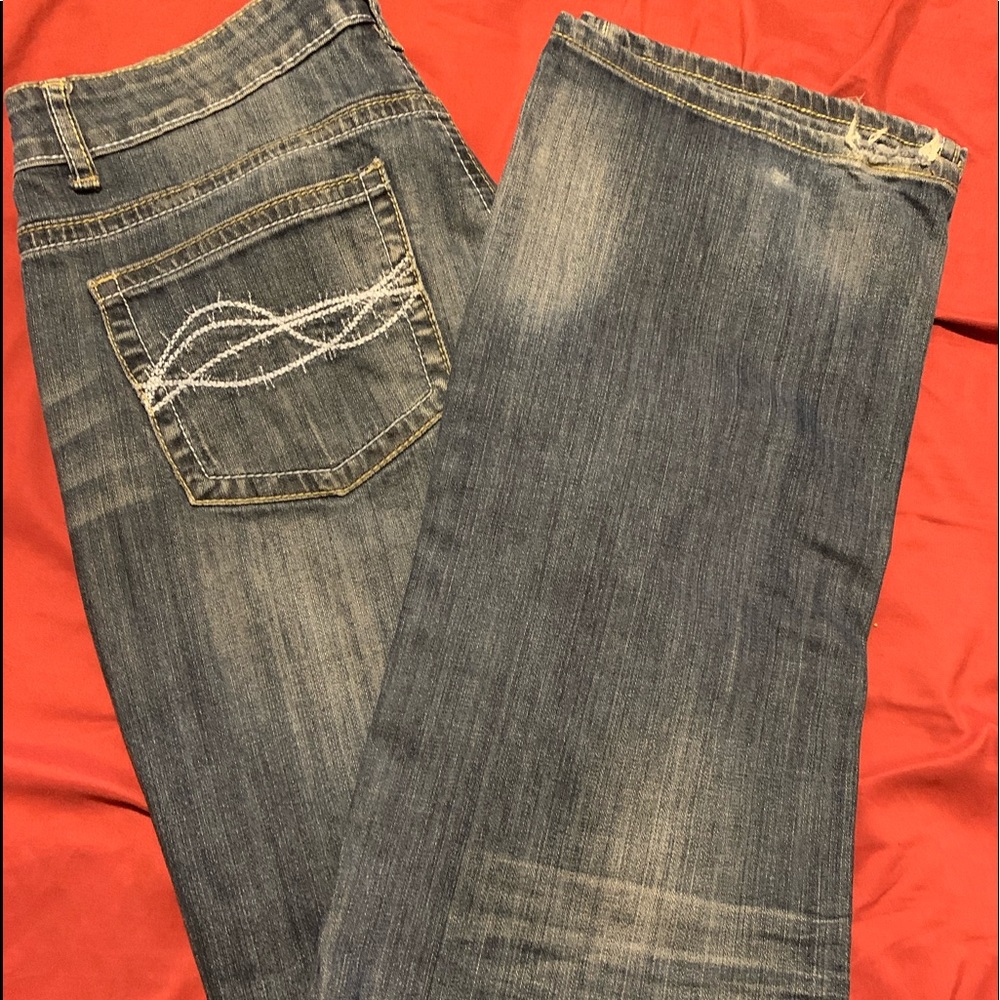 Cowgirl tuff Co. “ Don’t fence me in” jeans